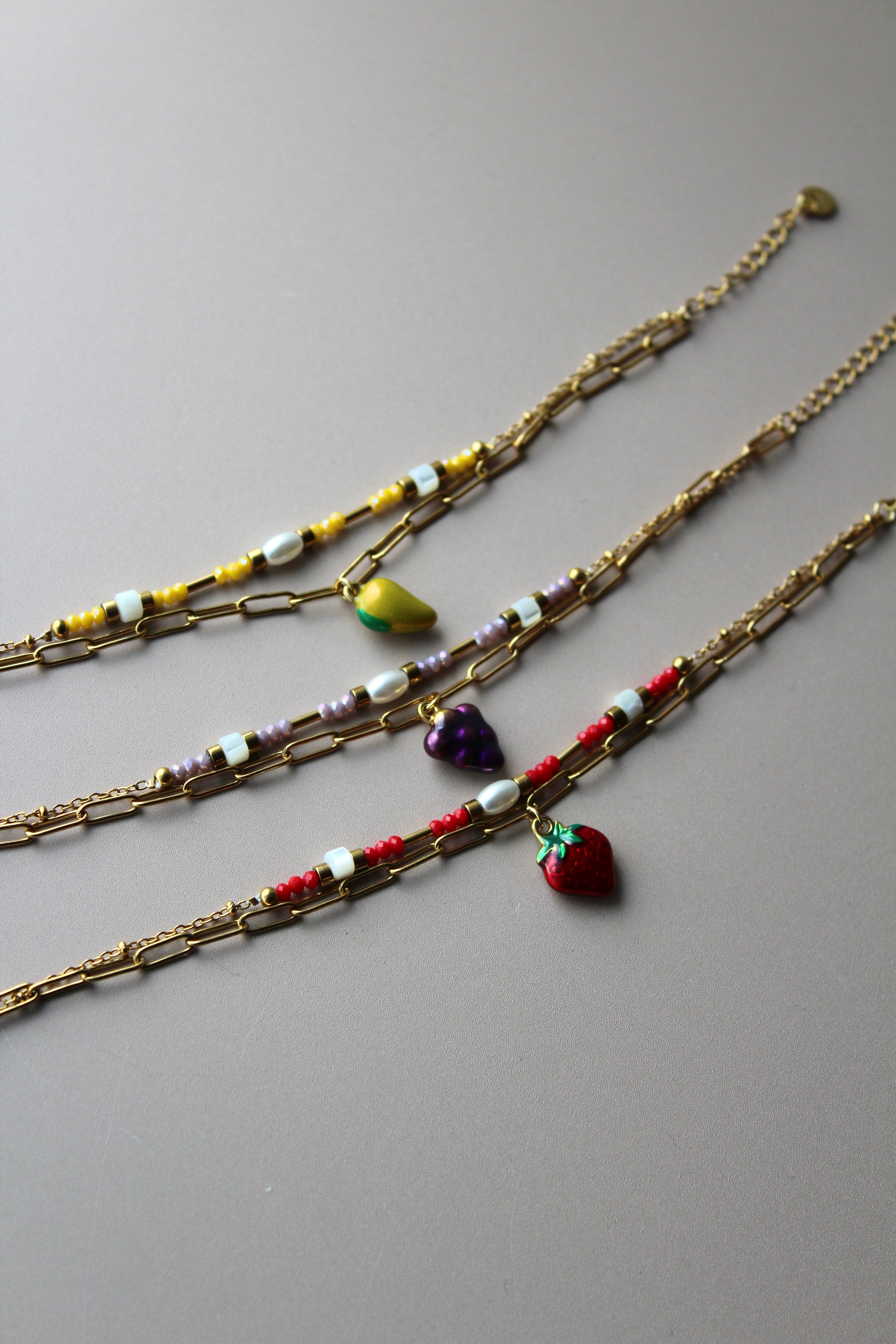 Fruity Lemon - Armband - Stainless Steel