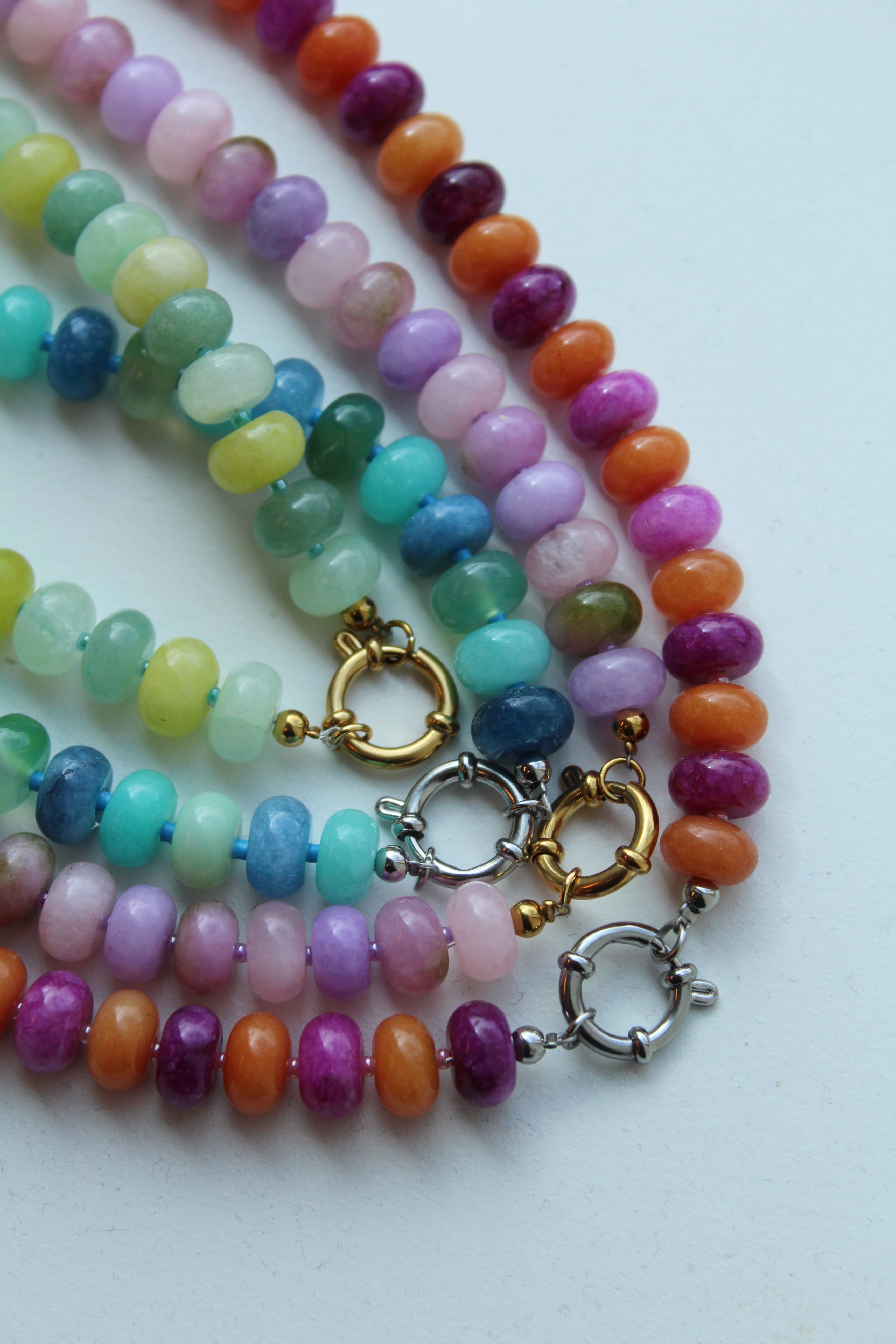 Clarisa - Collier - Pierre naturelle - Acier inoxydable