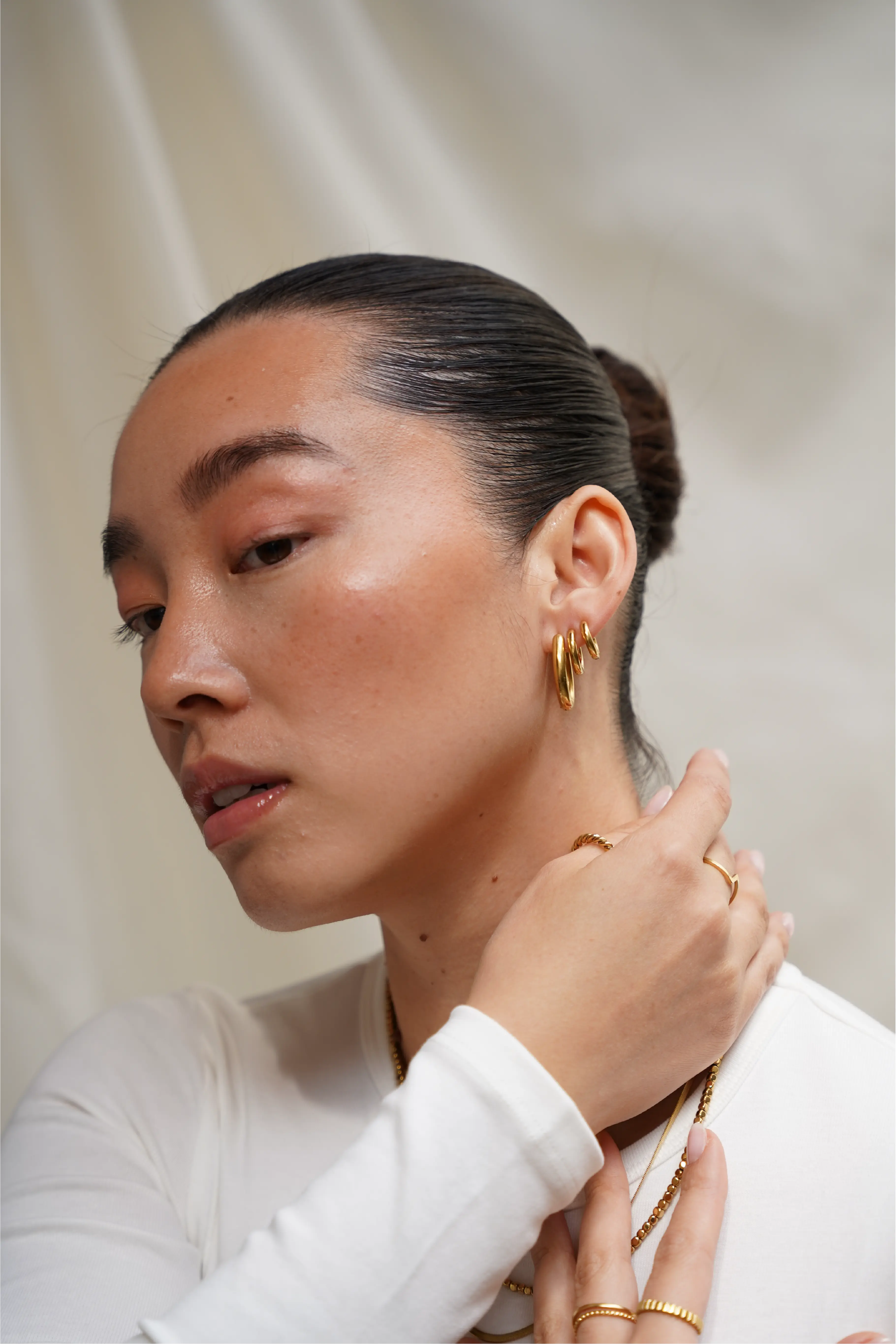 Basic - Orecchini - A clip - Acciaio inossidabile