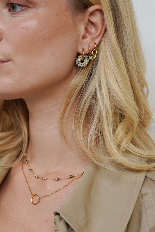 Tara - Ohrringe - Naturstein - Edelstahl