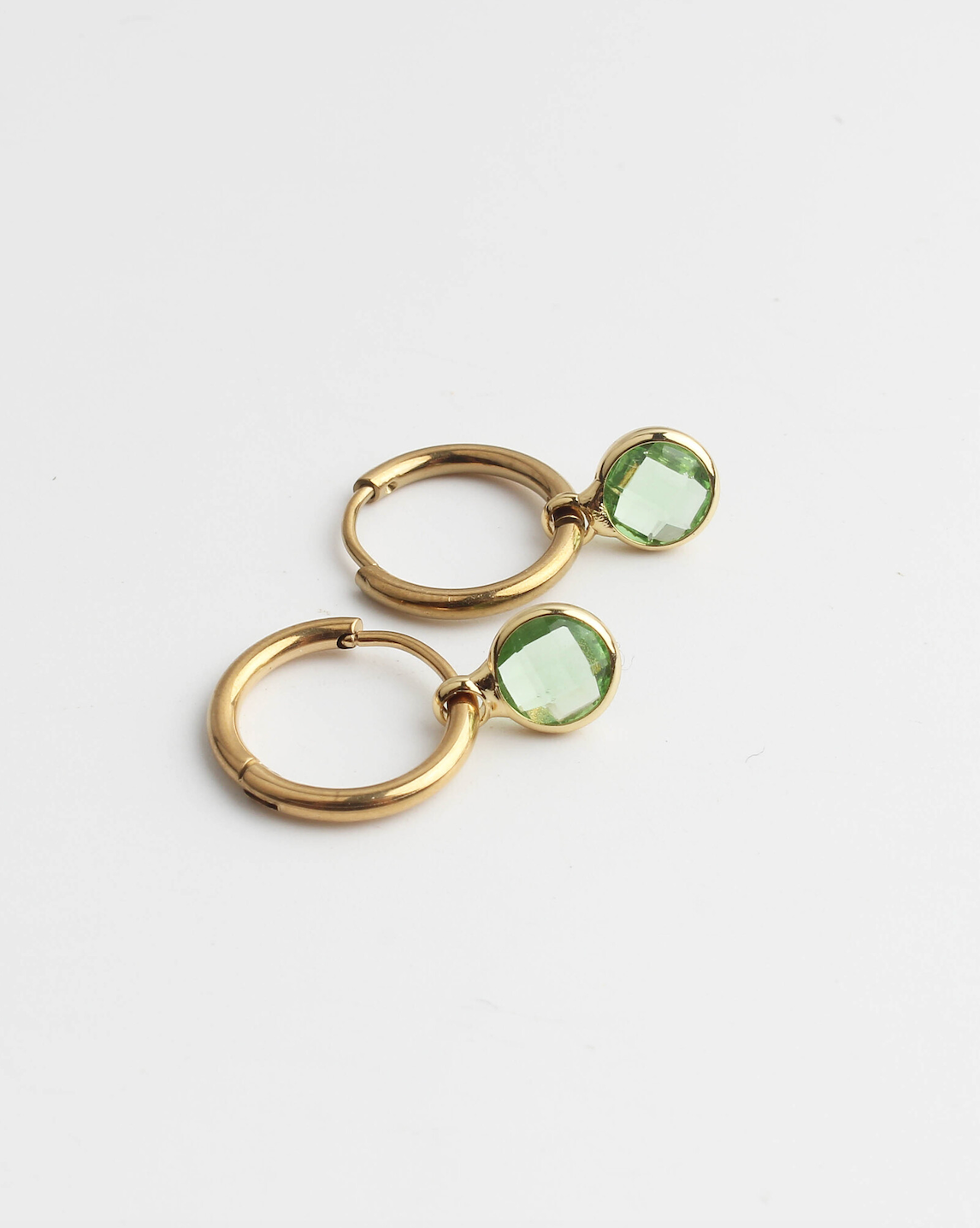 Round Nina - earrings - Stainless Steel