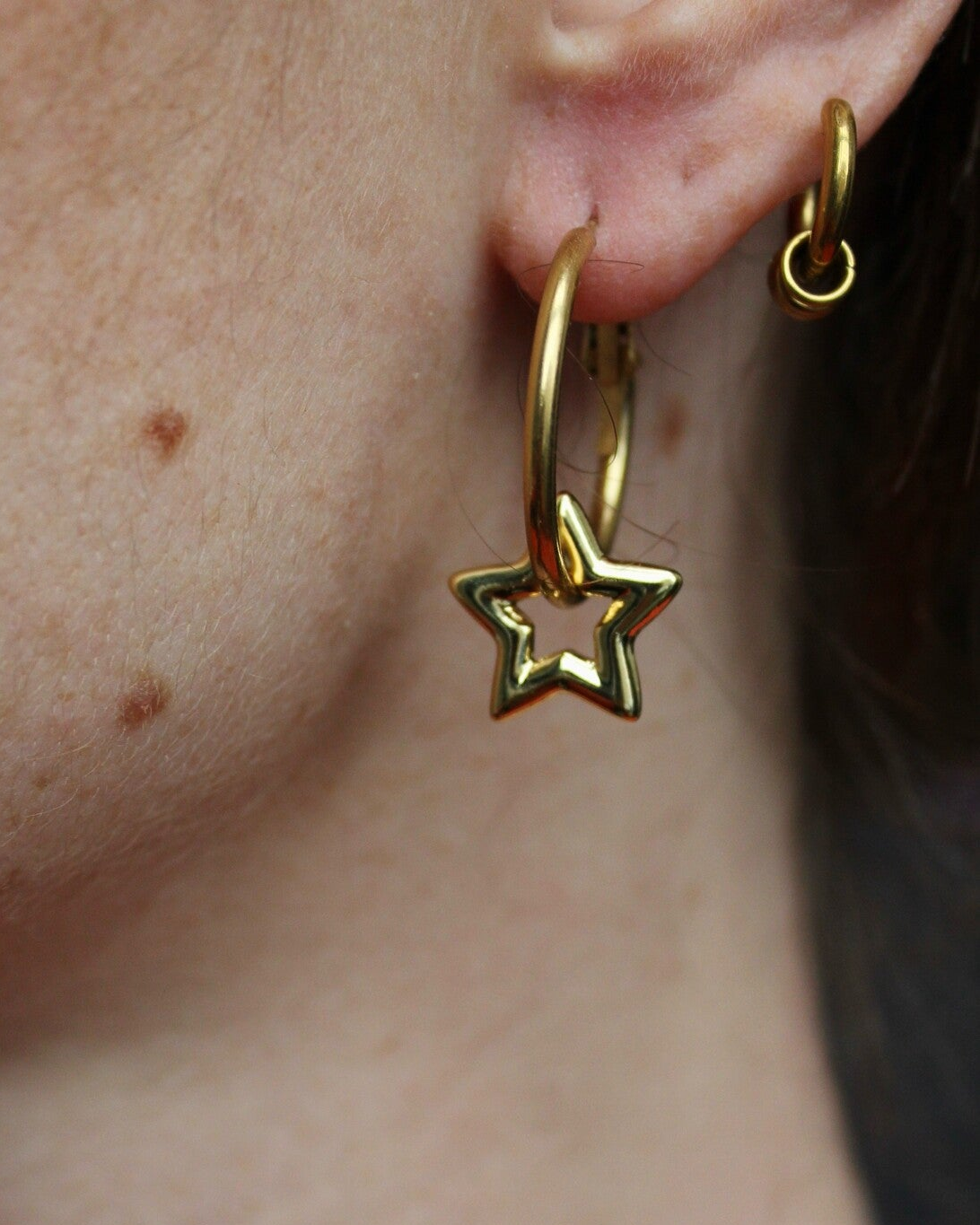 Shining stars - Oorbellen - Stainless Steel