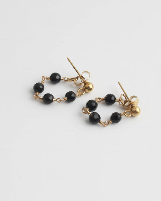 Léa - Earrings - Natural Stone - Stainless Steel