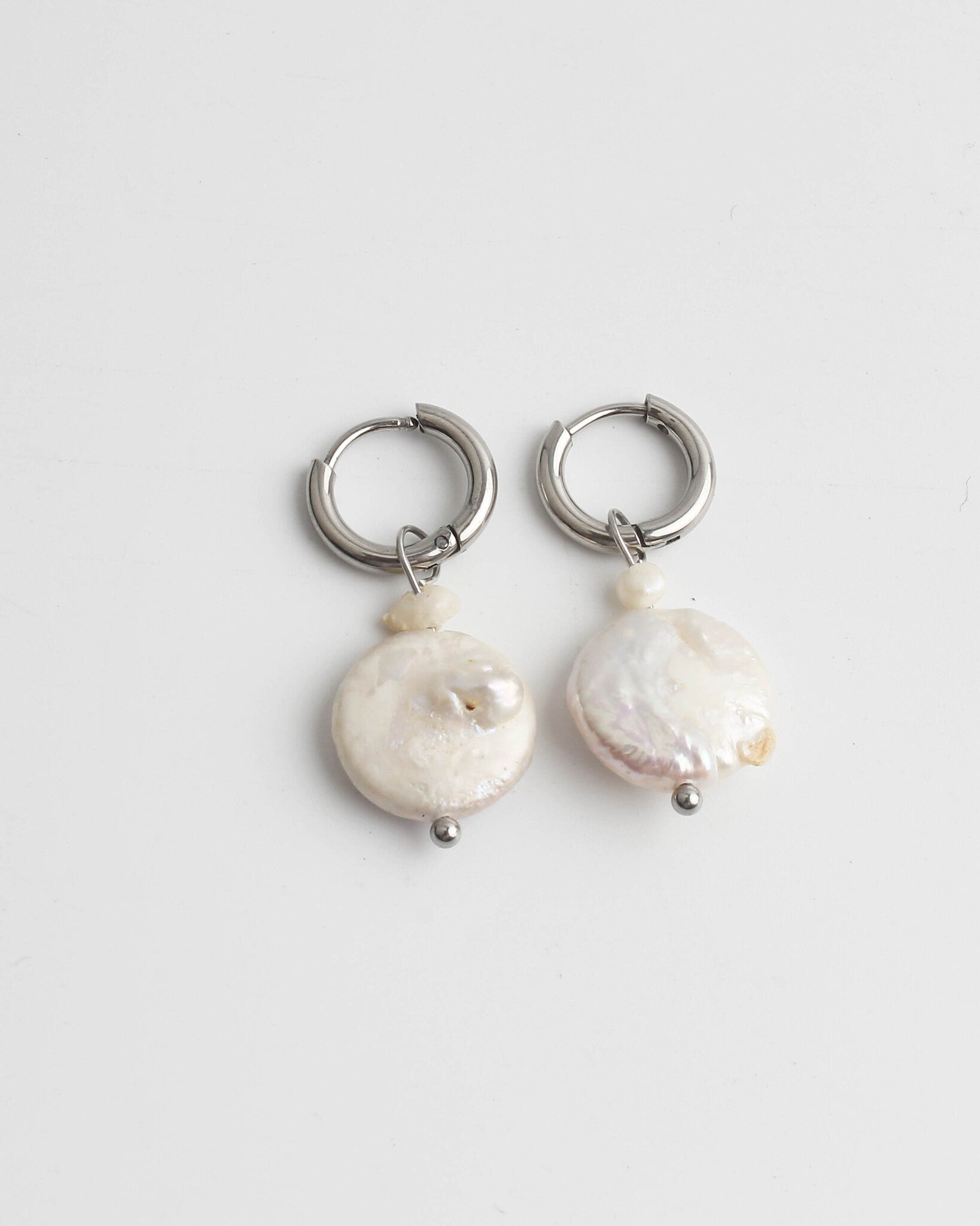 Thalia - Earrings - Pearl - Stainless Steel
