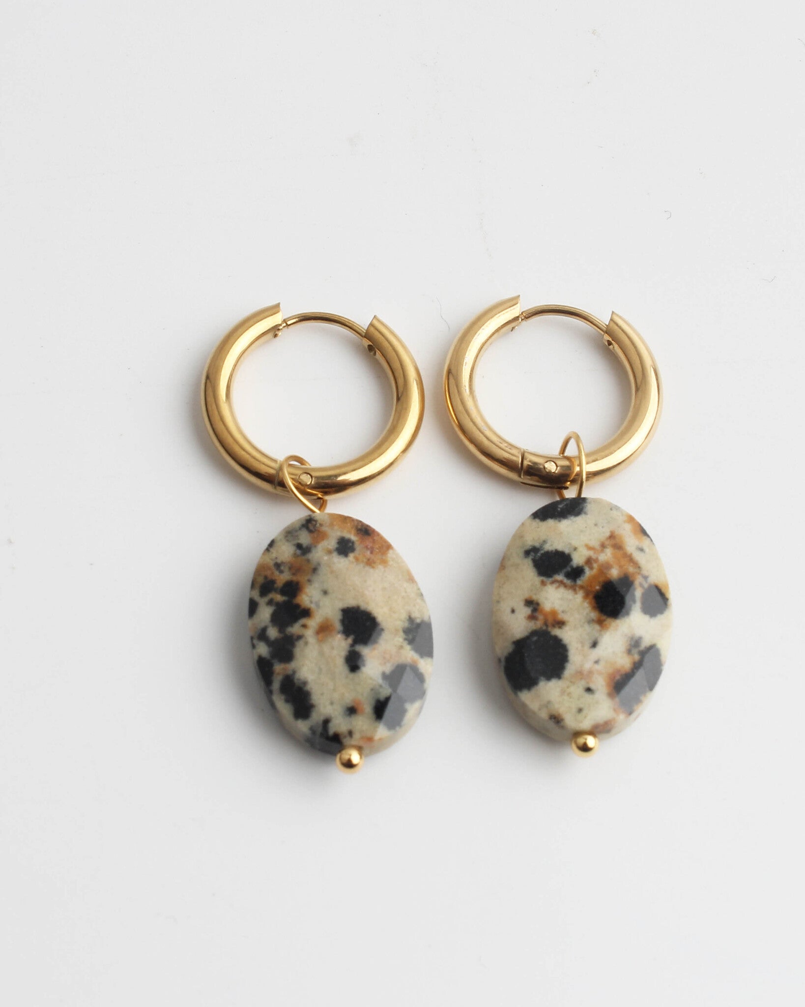 Lieze - Earrings - Natural Stone - Stainless Steel