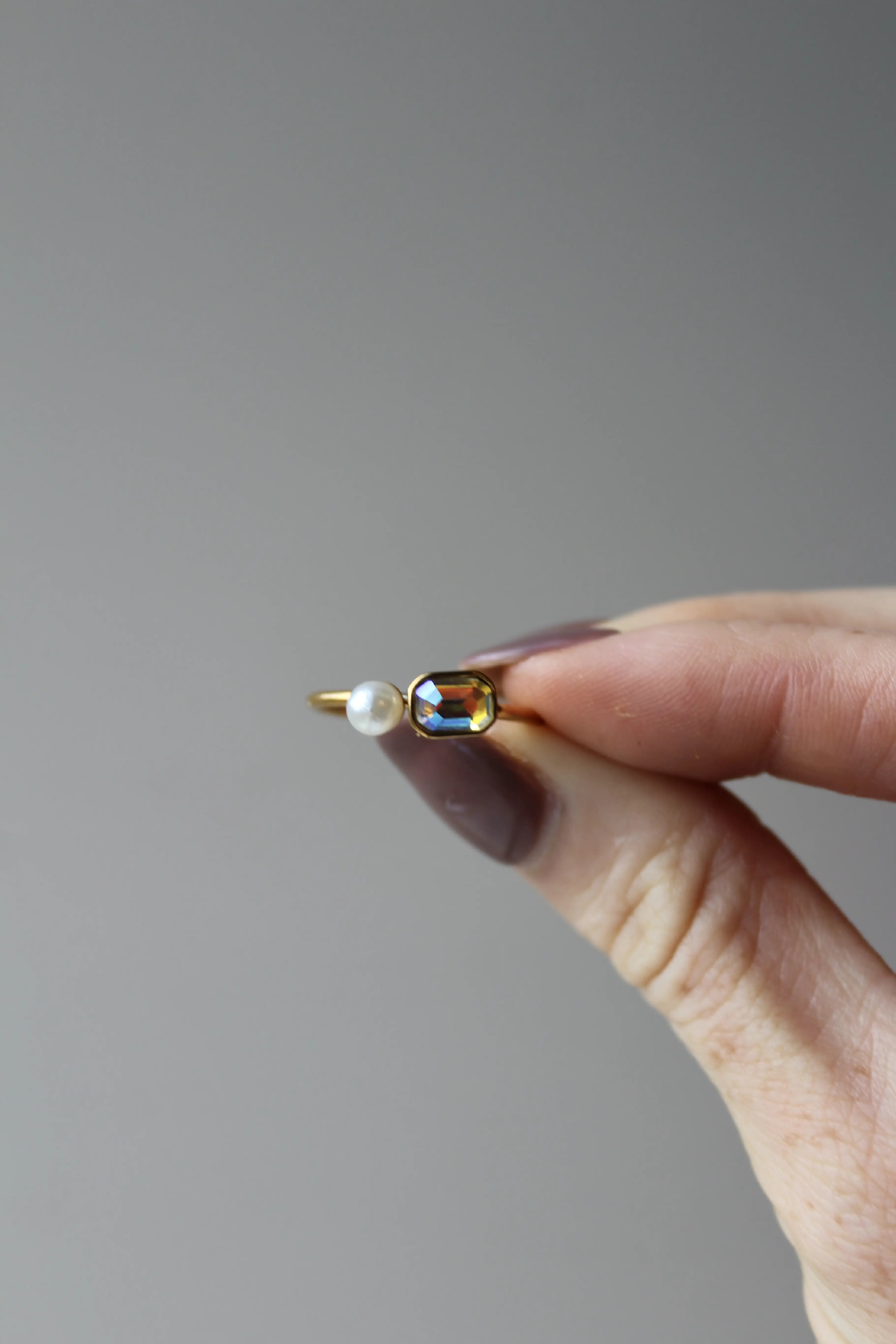 Claudette - Ring - Edelstahl - Verstellbar