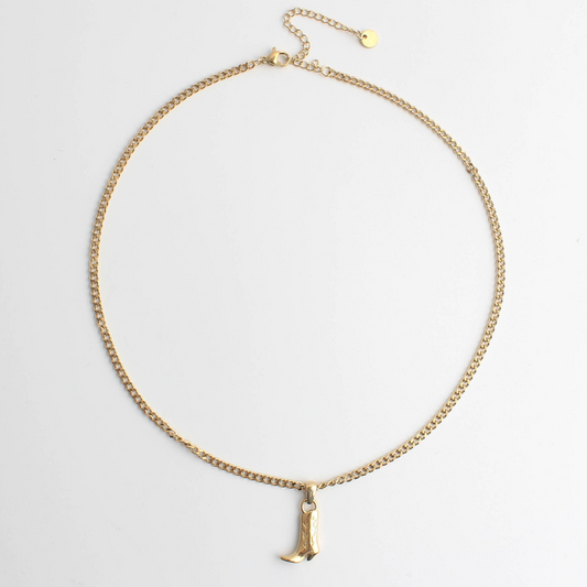 Cowboy Boots - Halskette - Edelstahl