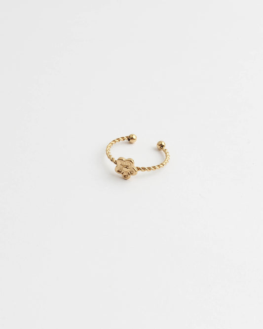 Daisy Twist - Bague - Acier inoxydable - Ajustable