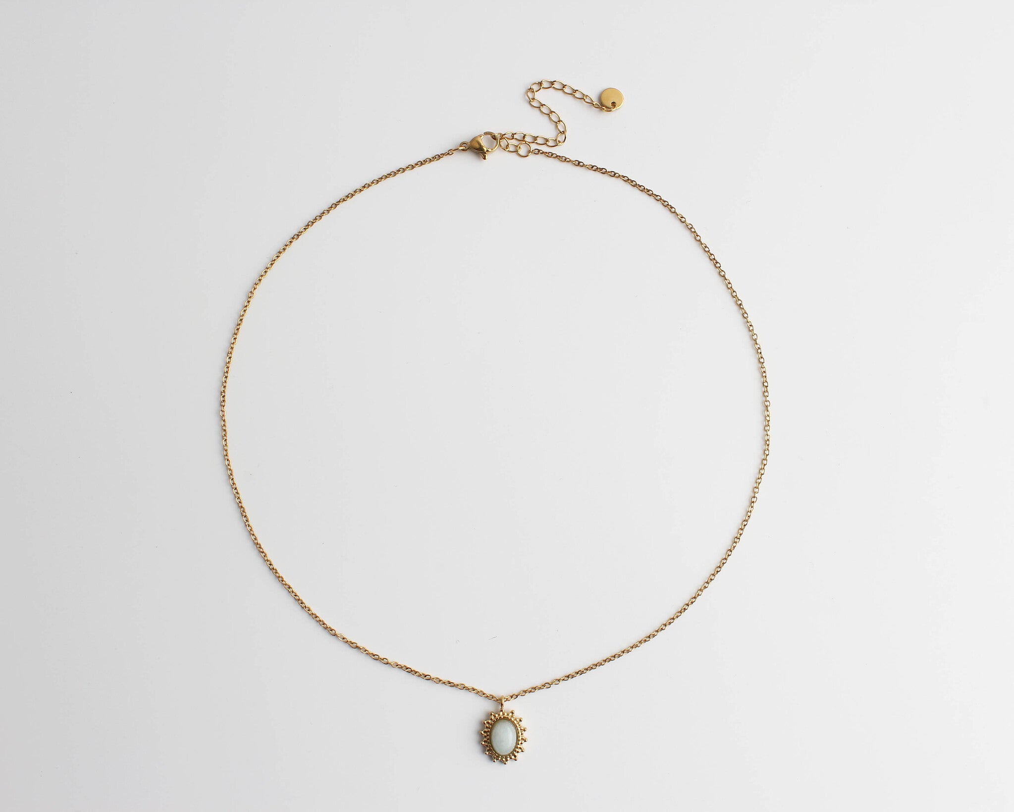 Jolie - Halskette - Naturstein - Edelstahl