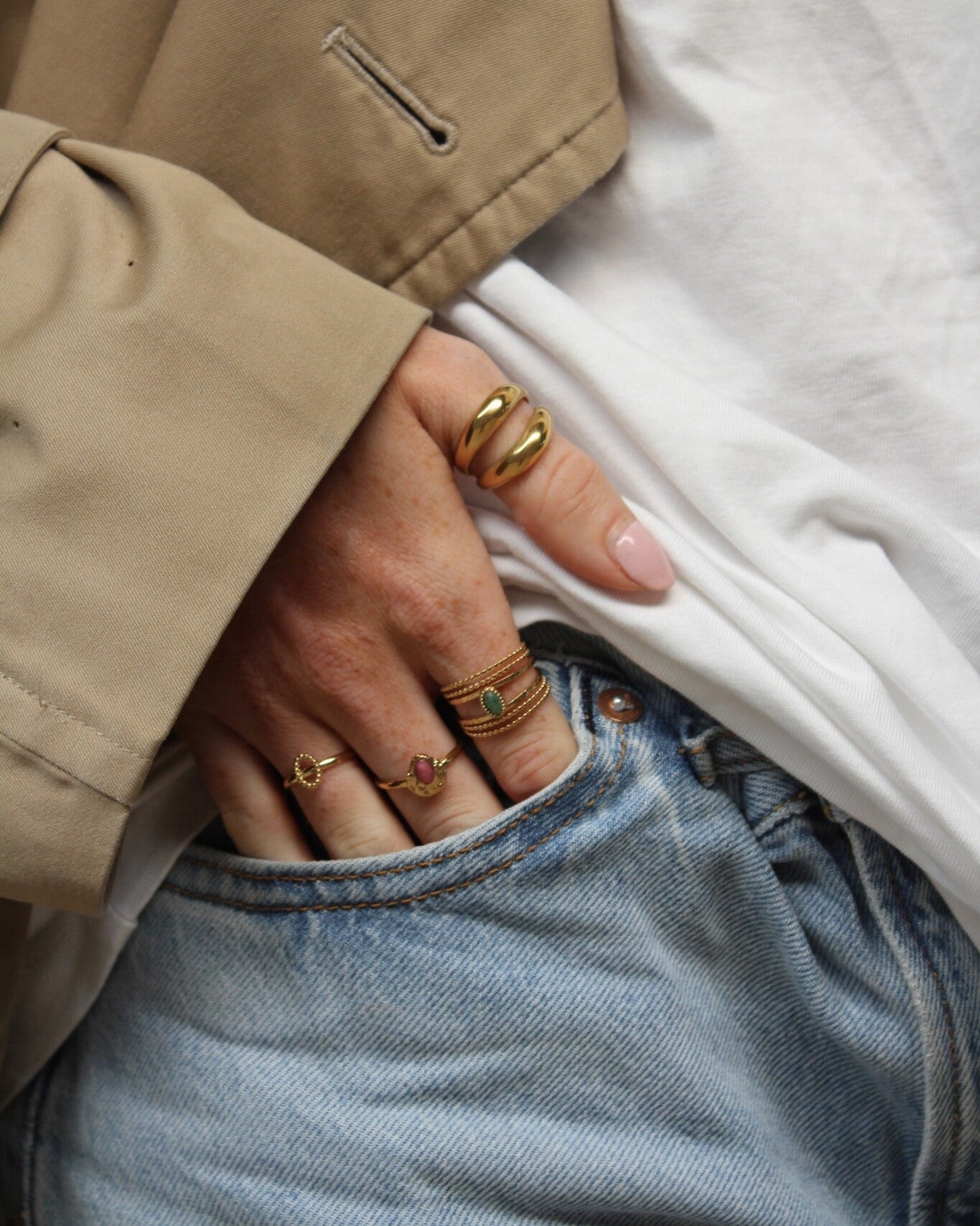 Alita - Ring - Stainless Steel - Verstelbaar