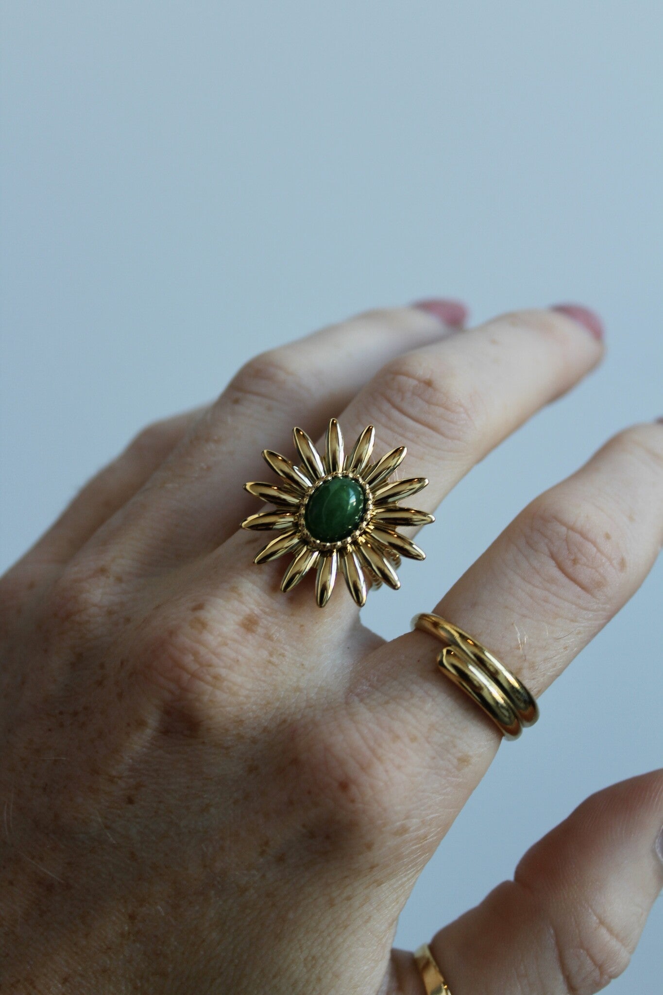 Ell - Ring - Stainless Steel - Verstelbaar