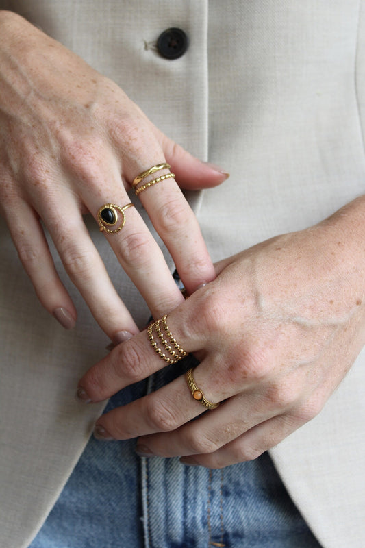 Remi - Bague - Acier inoxydable - Ajustable