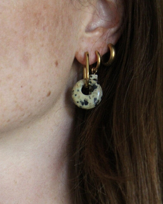 Tirza - Earrings - Natural Stone - Stainless Steel