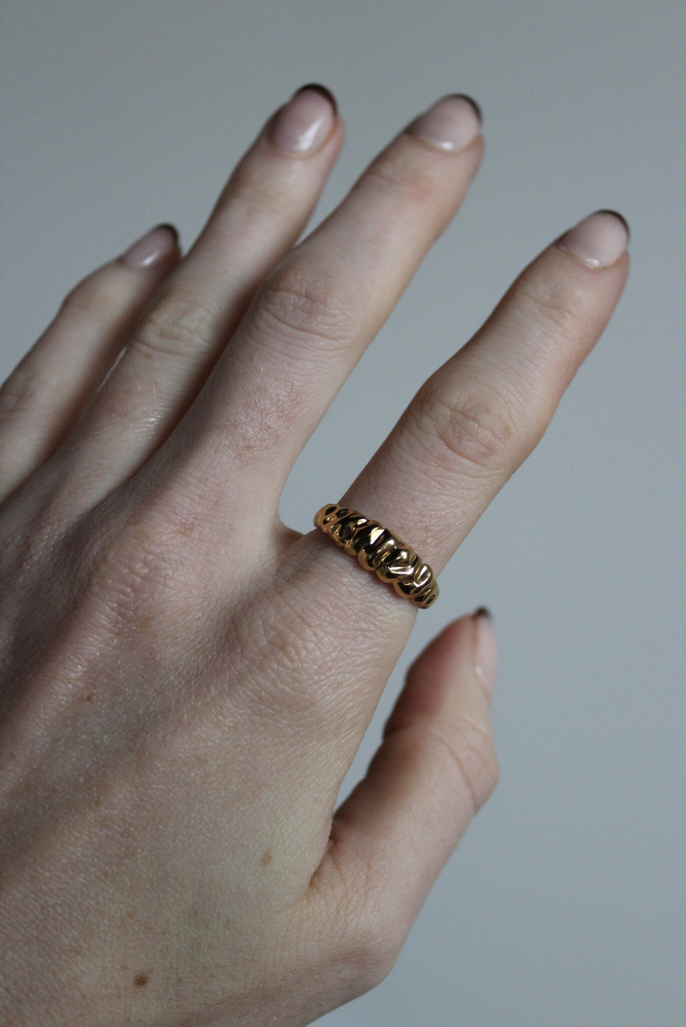 Dorine - Bague - Acier inoxydable - Ajustable