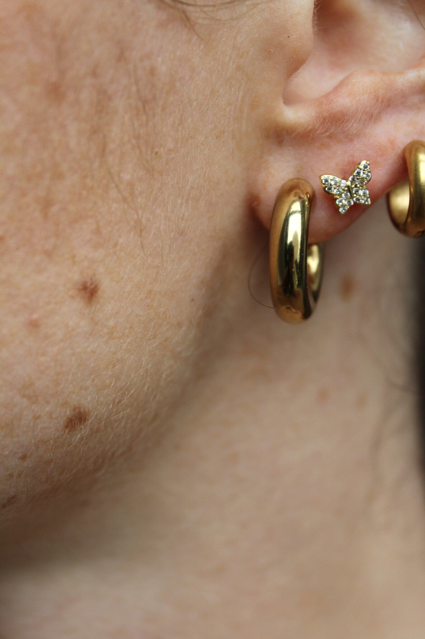 Sparkle Butterfly - Boucles d'oreilles - Acier inoxydable