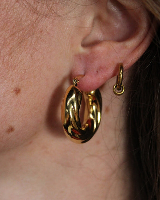 Isa - Pendientes - Acero inoxidable