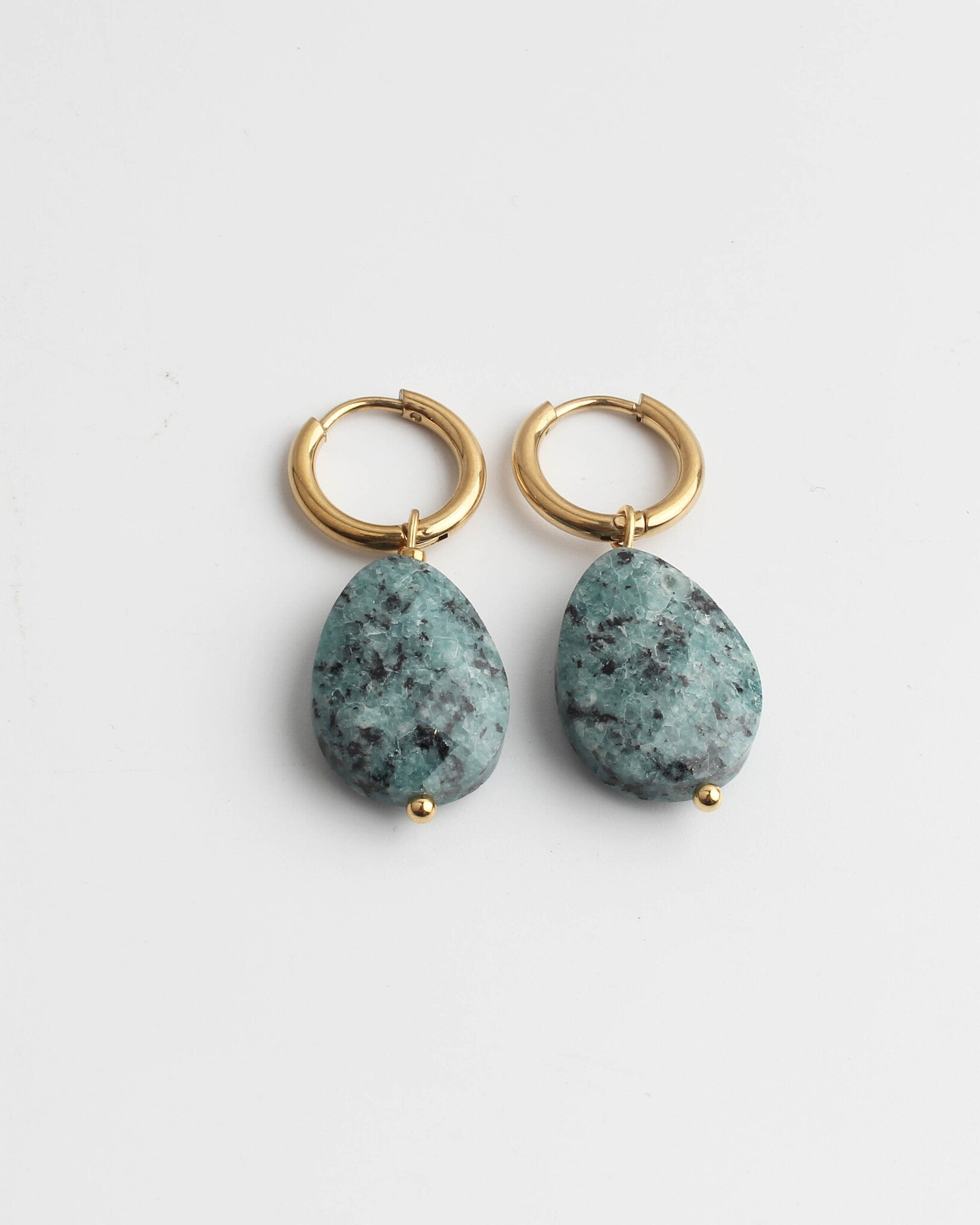 Lieze - Earrings - Natural Stone - Stainless Steel