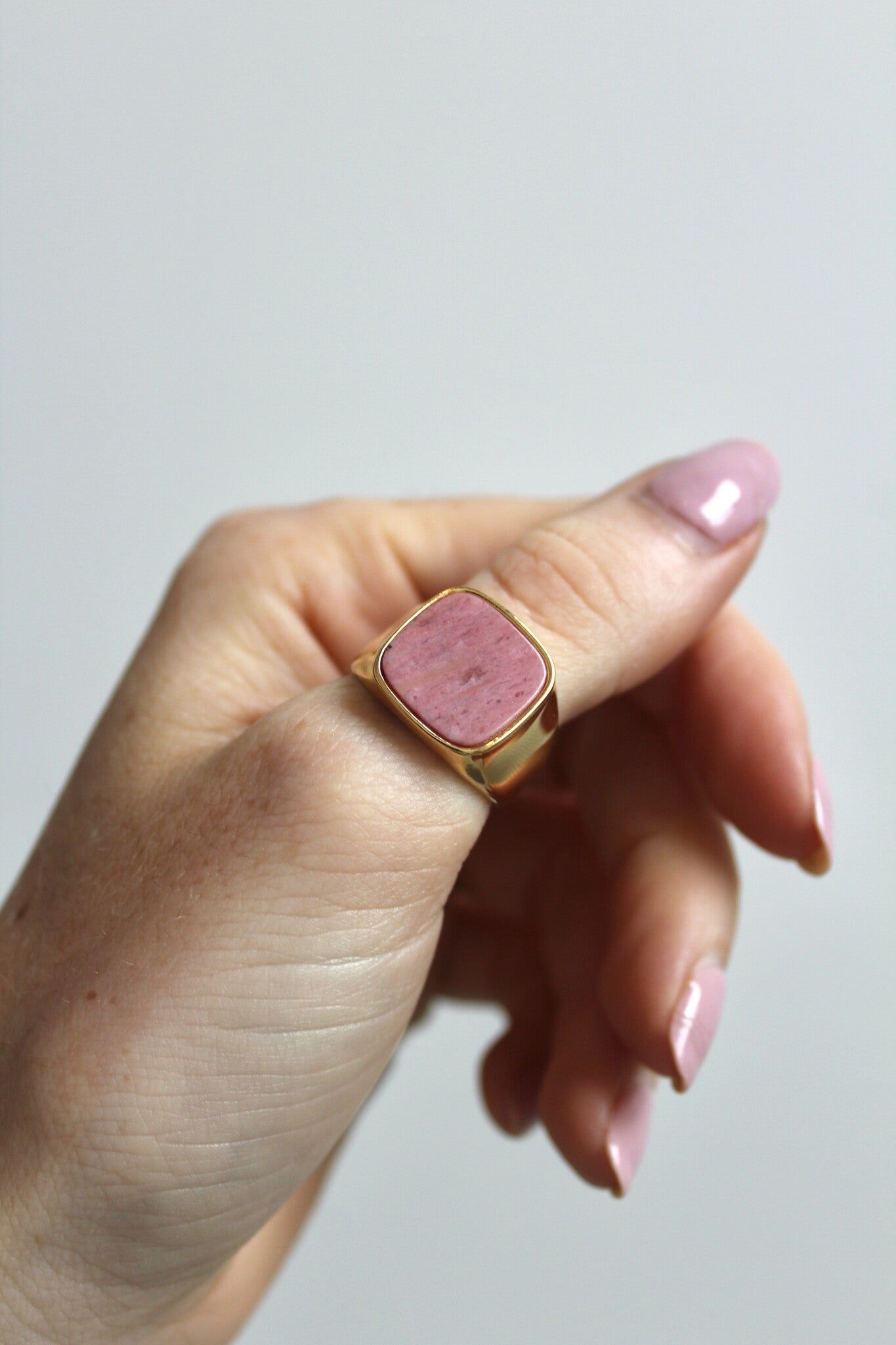 Estefania - Bague - Pierre naturelle - Acier inoxydable