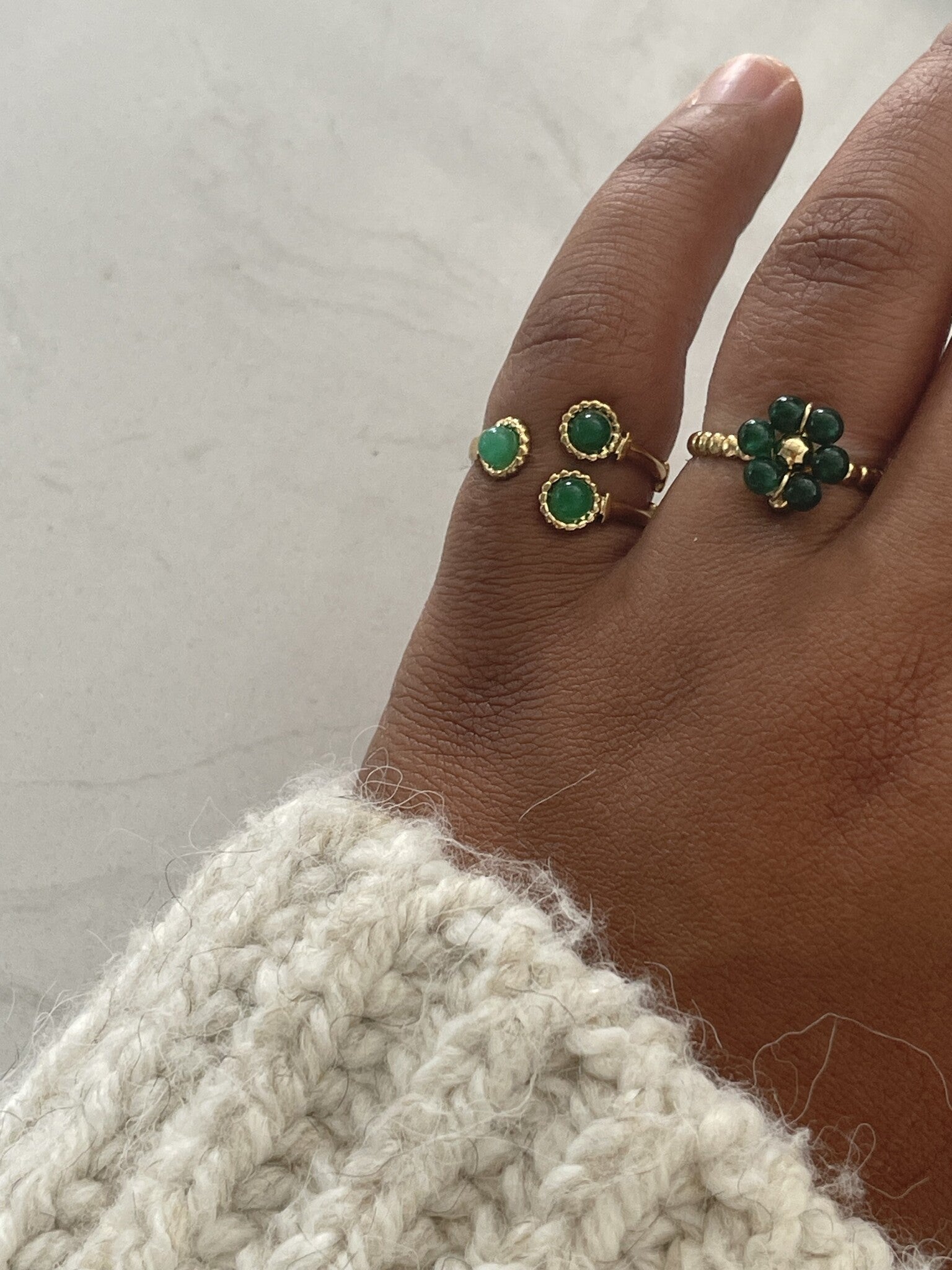 Fleurine - Ring - Edelstahl - Verstellbar