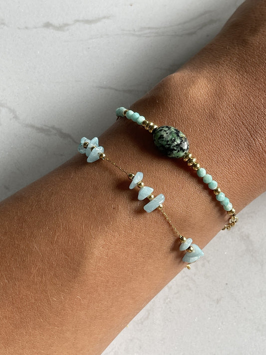 Fila - Bracciale -  Pietra naturale - Acciaio inossidabile