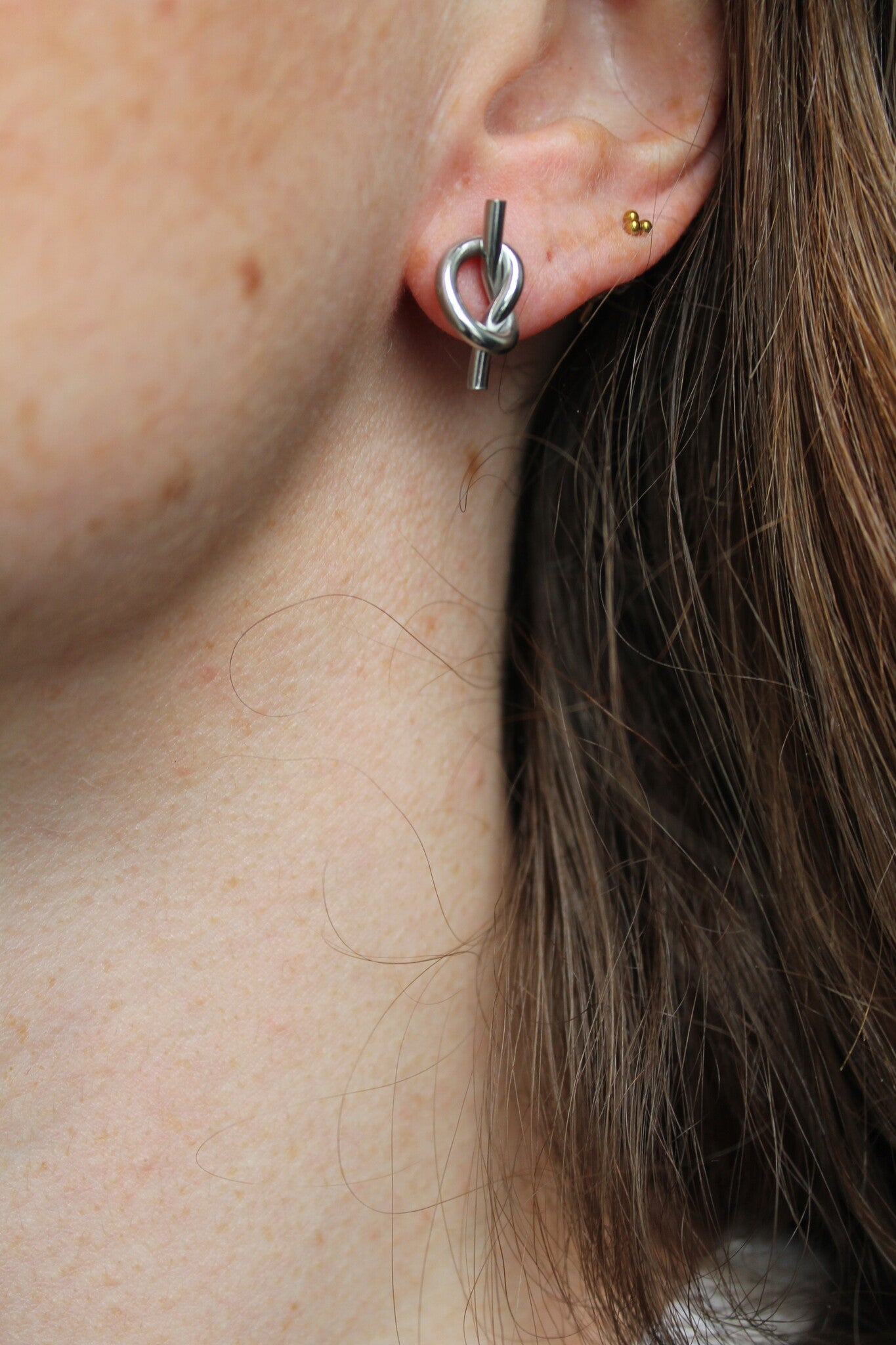 Syra - Stud - Pendientes - Acero inoxidable