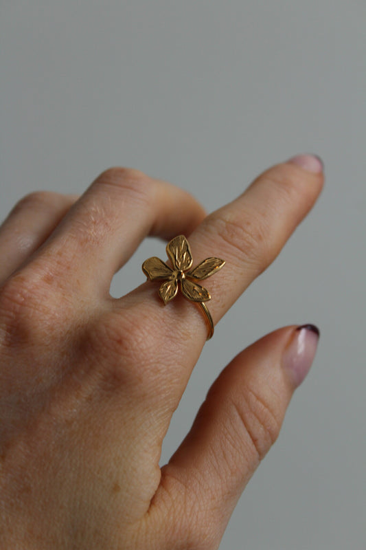 Florally - Ring - Stainless Steel