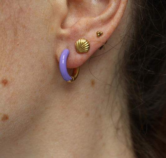 Enora - Clous d'oreilles - Boucles d'oreilles - Acier inoxydable