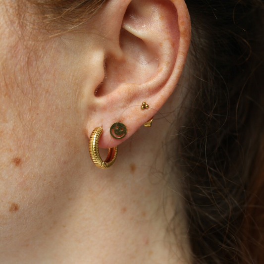 Smile - Earrings - Stainless Steel