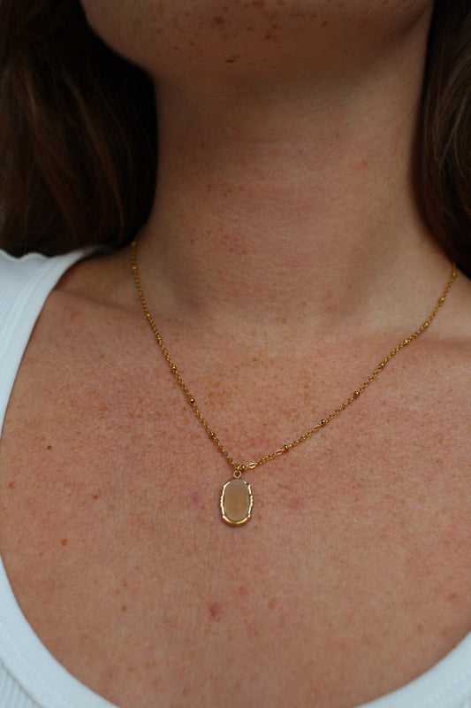 Evelyn - Collier - Pierre naturelle - Acier inoxydable