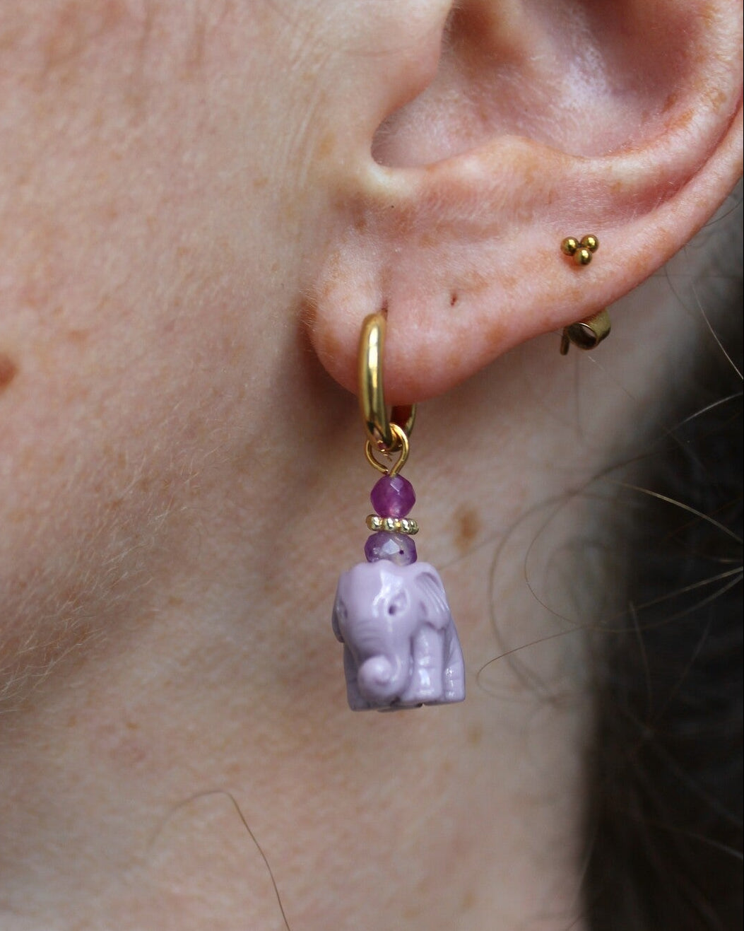 Elephant - Ohrringe - Edelstahl