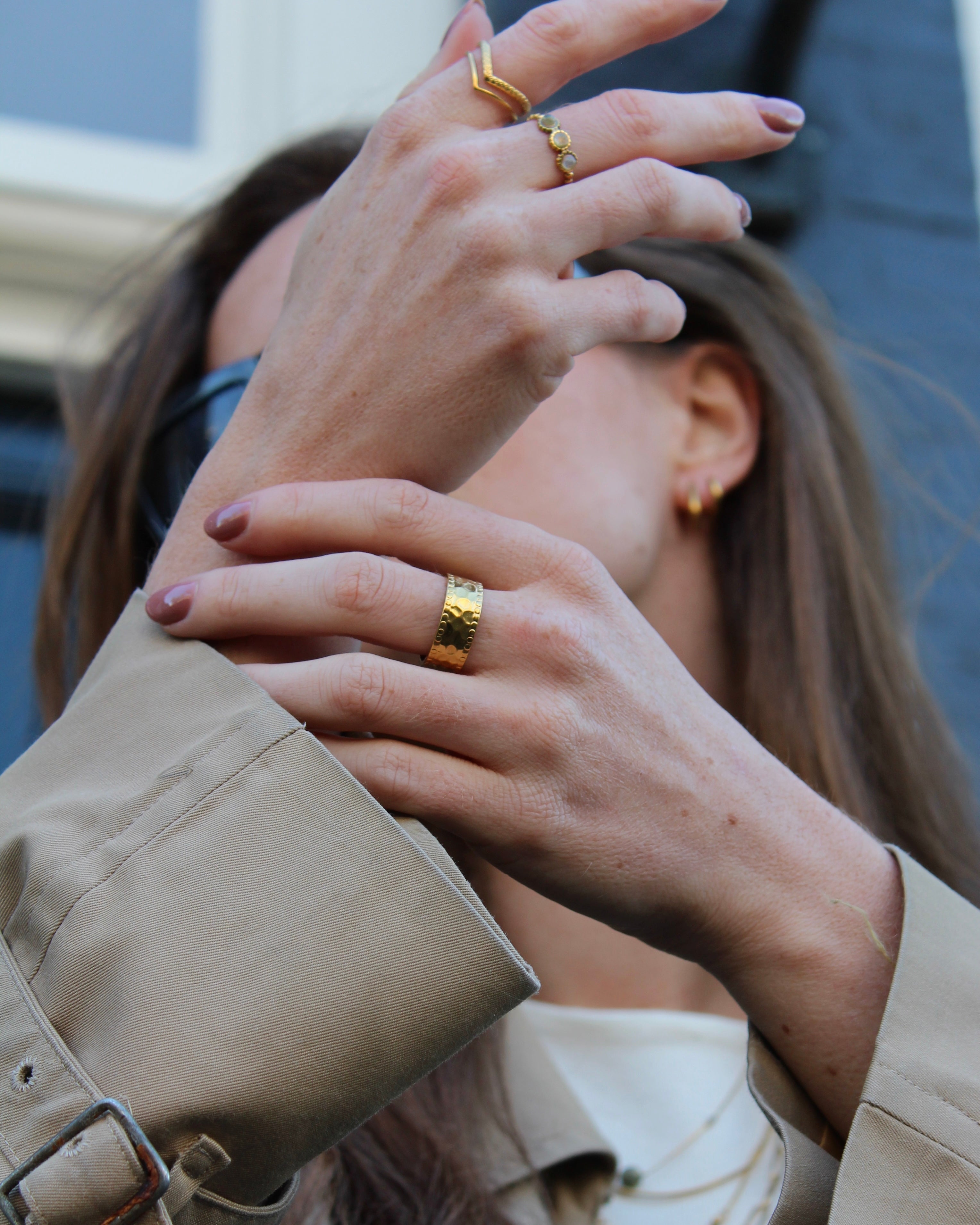 Jane - Bague - Acier inoxydable - Ajustable