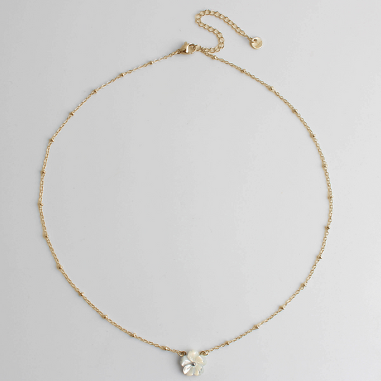 Shell Flower - Collier - Acier inoxydable