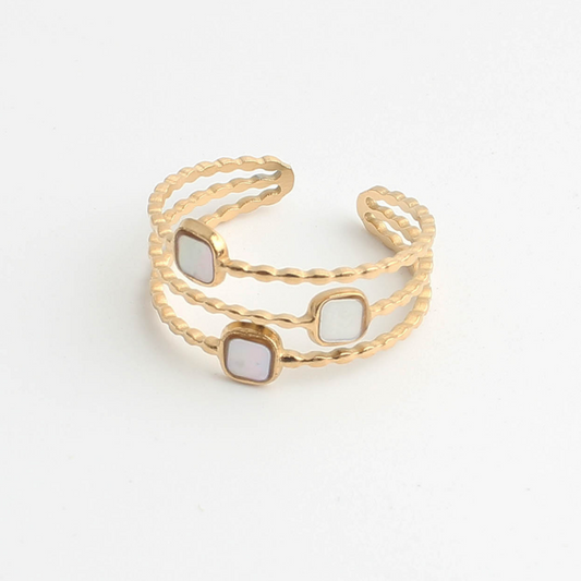 Meike - Ring - Stainless Steel - Verstelbaar